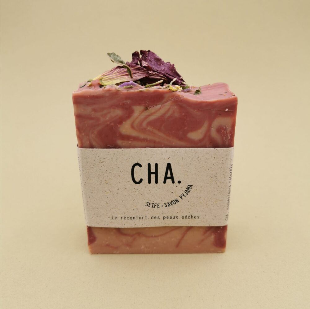 Savon PYJAMA - Argile rouge & Huile de chanvre